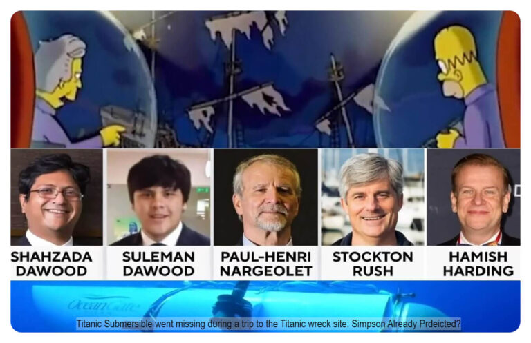 Simpson's Prediction Submersible Titanic Incident